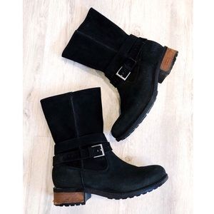 UGG black suede boots